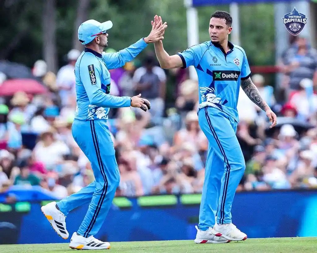 Codi Yusuf picked 2 wickets in the opening match for Pretoria Capitals against JSK