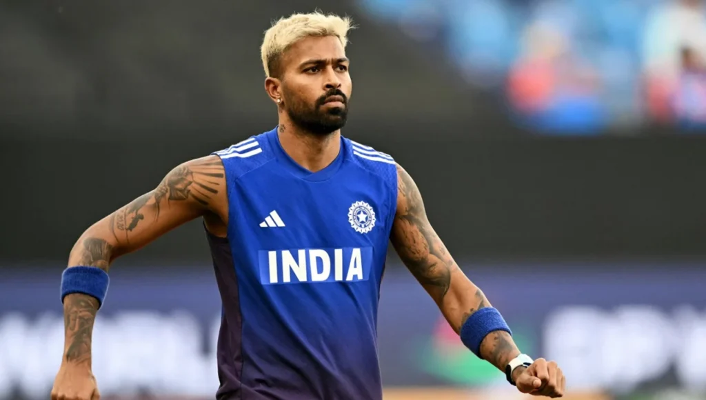 Hardik Pandya training in Dubai during the Asia Cup 2025