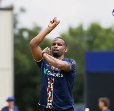 Lizaad Williams at the Pretoria Capitals training camp