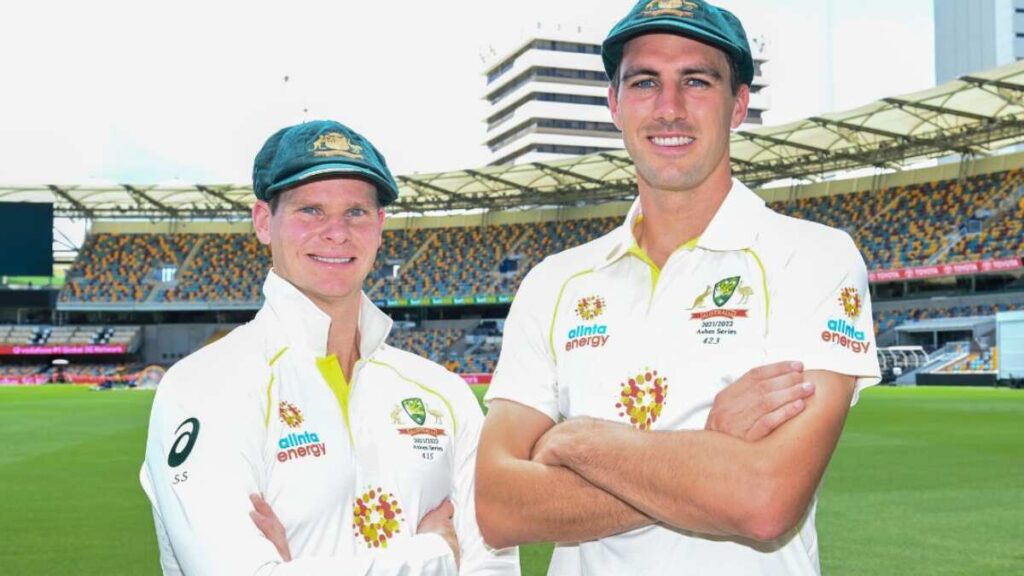 Ashes 2025: Steve Smith & Pat Cummins pose in Australia's Test kit