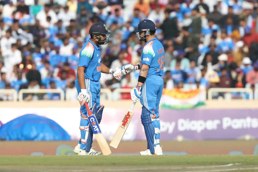 Virat Kohli & Rohit Sharma's century partnership against SA in Ranchi.