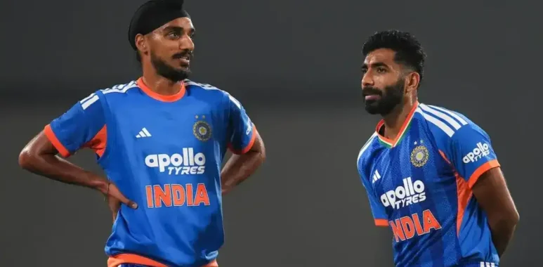 Arshdeep Singh and Jasprit Bumrah in a T20 match vs New Zealand ahead of the 2026 T20 World Cup