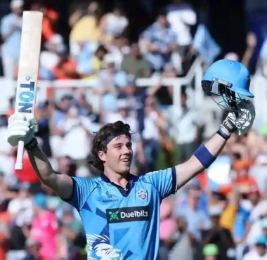 Dewald Brevis scored a century for Pretoria Capitals in the SA20 Final against Sunrisers Eastern Cape