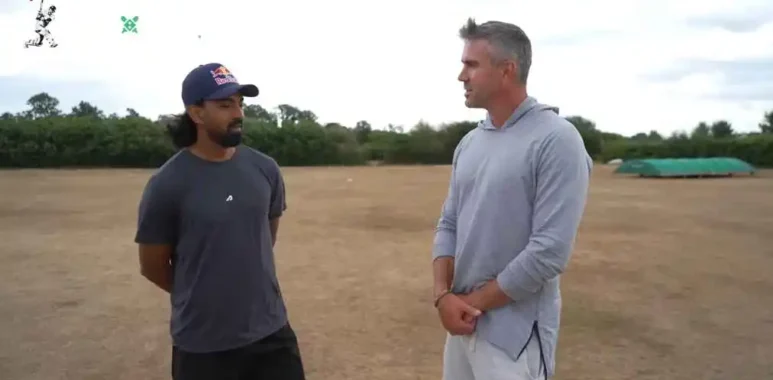 KL Rahul and Kevin Pietersen during The Switch interview