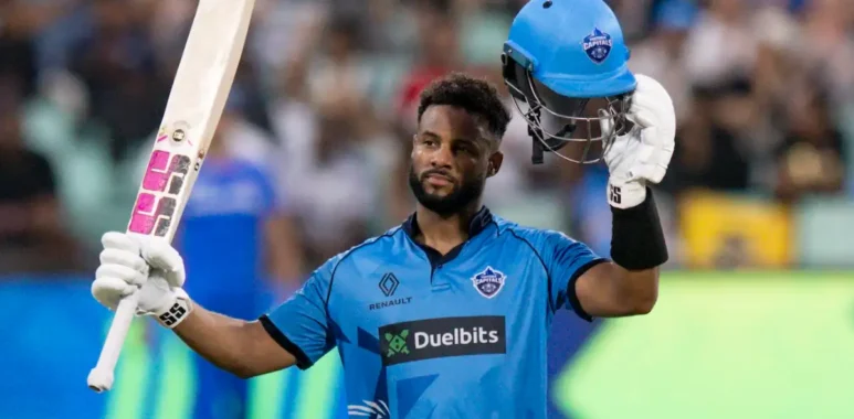 Shai Hope broke multiple SA20 records when he scored his highest T20 score batting for Pretoria Capitals