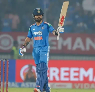 Virat Kohli crossed 28,000 international runs in the first ODI against New Zealand in Vadodara