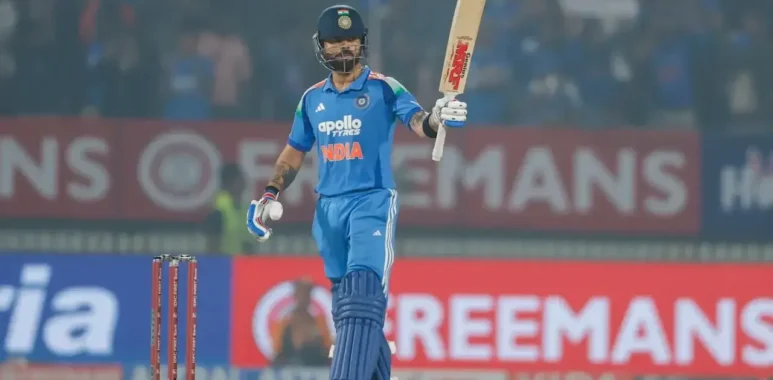 Virat Kohli crossed 28,000 international runs in the first ODI against New Zealand in Vadodara