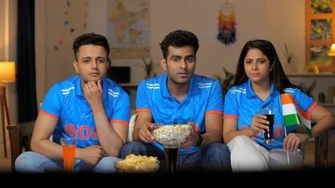 T20 World Cup: Indians fans watching a cricket match