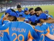 Team India players for a huddle against New Zealand before the 2026 T20 World Cup
