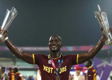 Daren Sammy is the only captain the lead a side to two T20 World Cup titles