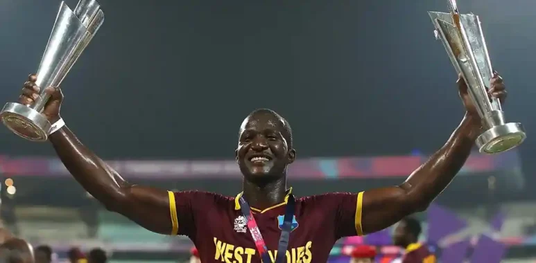 Daren Sammy is the only captain the lead a side to two T20 World Cup titles