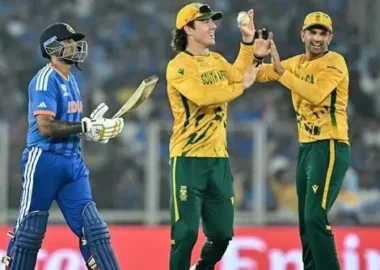 Pretoria Capitals stars Dewald Brevis and Keshav Maharaj during 2026 T20 World Cup