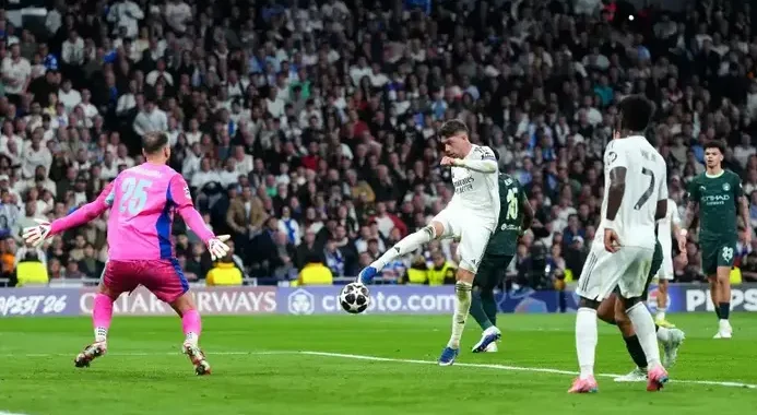 Federico Valverde scored a hattrick for Real Madrid against Manchester City in the UCL Round of 16