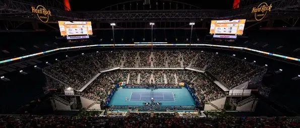 The Hard Rock Stadium during Miami Open 2025