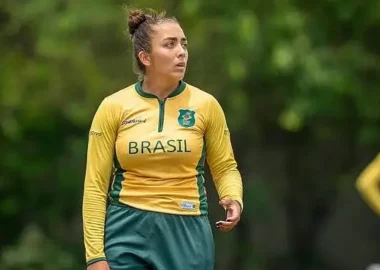 Laura Cardoso becomes first player to take 9 wickets in a T20I innings.