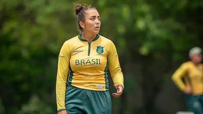 Laura Cardoso becomes first player to take 9 wickets in a T20I innings.