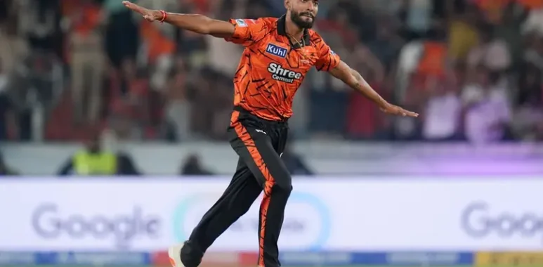 Praful Hinge took 4/34 on his SRH and IPL debut