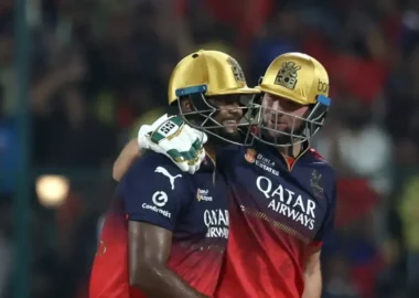 RCB vs CSK - Romario Shepherd and Tim David