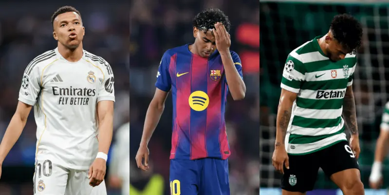 UCL teams in action during Champions League quarter finals