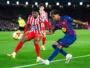 Lamine Yamal captured during a UCL match between Barcelona & Atletico